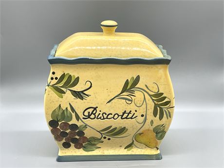 Nonni's Hand Painted Canister Lot 2