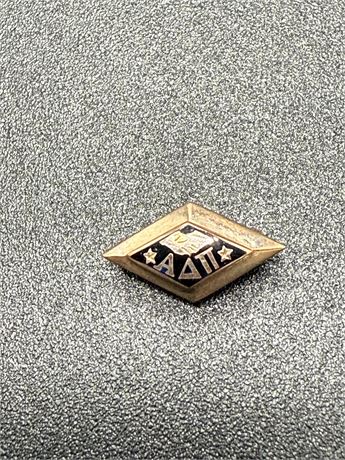 Alpha Delta Pi 10kt Yellow Gold Sorority Pin
