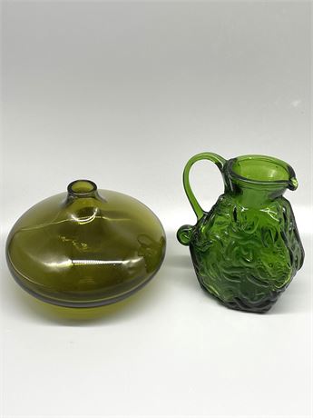 Decorative Green Glass