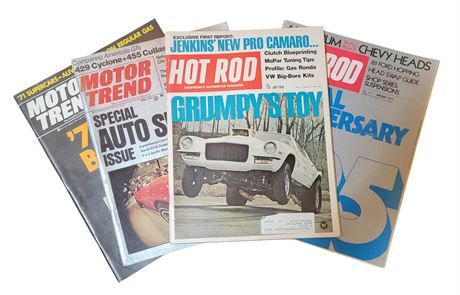 Hot Rod and Motor Trend 1970's