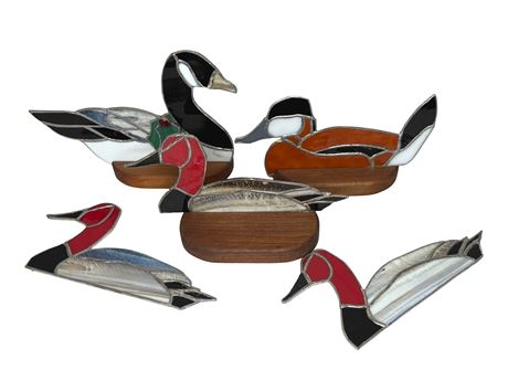 Stained Glass Ducks