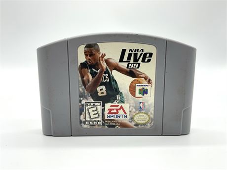 NBA Live 99 N64 Video Game