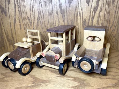Handmade Wood Vehicles