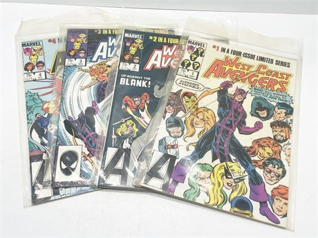The West Coast Avengers #1-#4