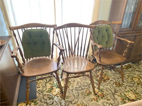Ethan Allen Maple Nutmeg Chairs
