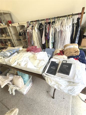 LARGE Linen and Clothing Lot