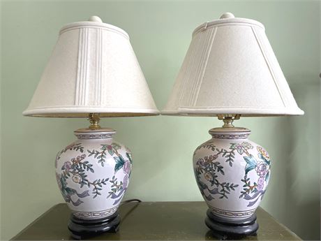 Ceramic Hand Painted Lamps