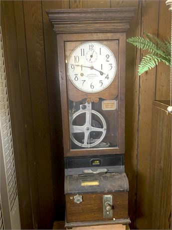 International Time Recorder Wall Clock