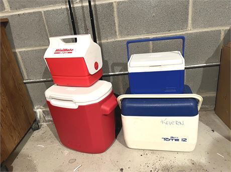 Four (4) Coolers