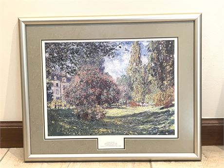 Claude Monet The Parc Monceau Art Print