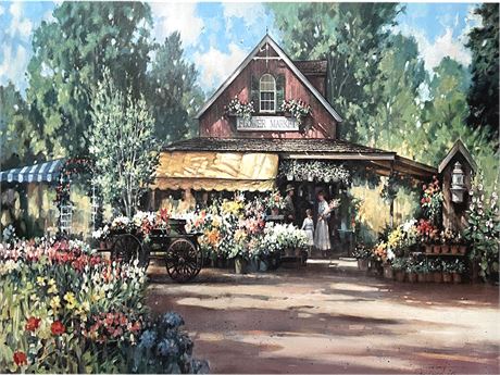 Paul Landry "The Flower Market"