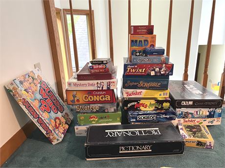 Large Board Game Selection