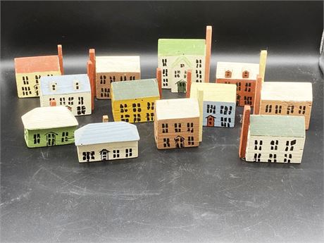 Large Lot of Wooden Houses