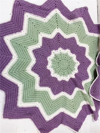 Crochet Baby Blanket Lot 1