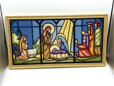 Nativity Textile Art