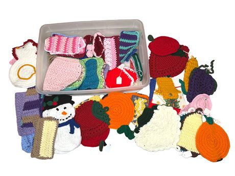 Handmade Crochet Items Lot 3