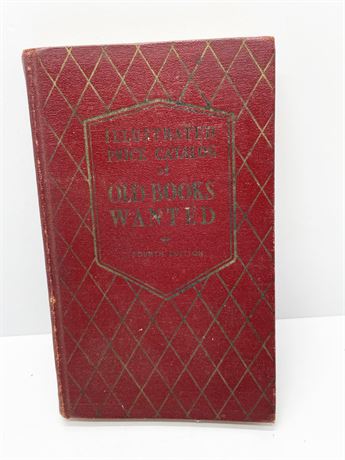 1938 "Illustrated Price Catalog of Old Books Wanted"