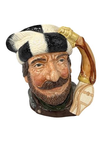 Royal Doulton "The Trapper" Large Character Jug