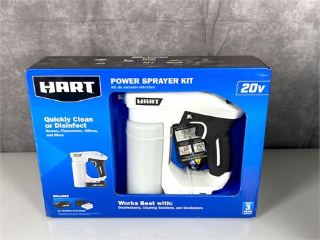 NEW Hart 20v Power Sprayer Kit