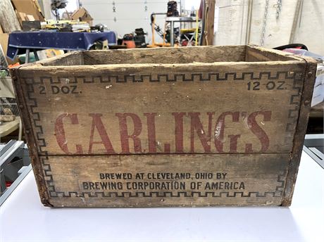 Carling's, Carling's Brewing Co, Vintage Brewing Crate, Cleveland
