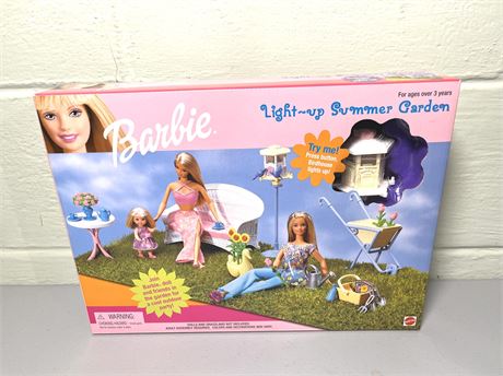 NIB Vintage Barbie Light-up Summer Garden