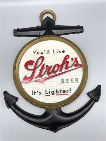 Stroh's Beer Sign
