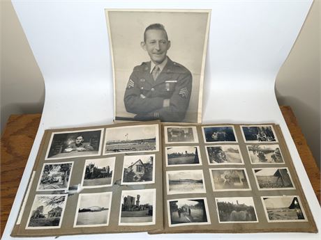 US Army WWII Era Photo Book