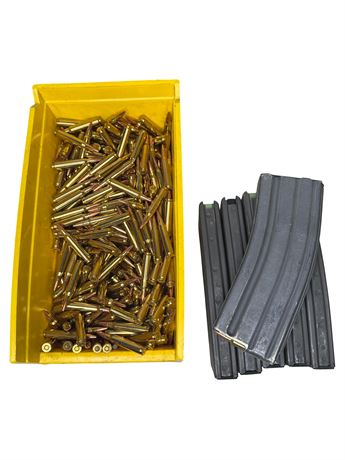 .223 Aumminition with Magazines