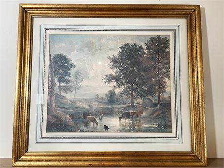 Watering Hole Framed Print