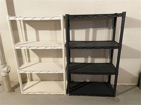 Plastic Storage Shelves