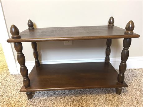 Vintage Short End Table