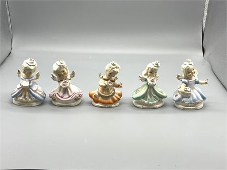 Lefton Small  Porcelain Figurines Lot 1