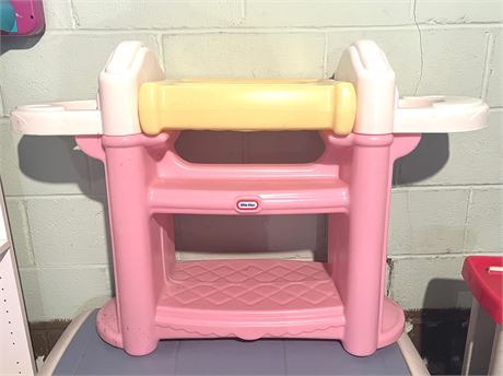 Vintage Little Tikes Doll Bath/Changing Station