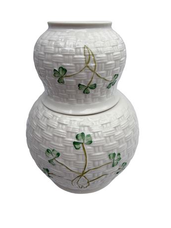 Belleek Shamrock Irish Carafe and Cup