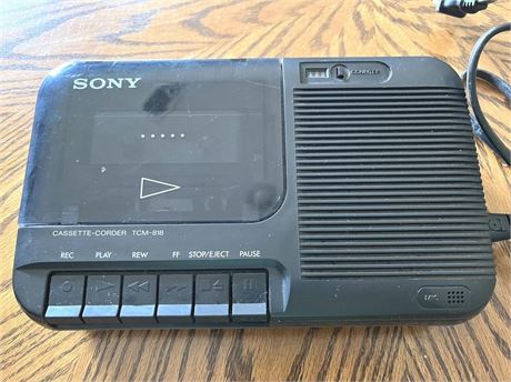 Sony Cassette Recorder