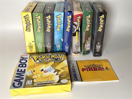 Pokemon Card & Game Boxes