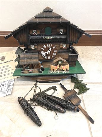 Betriebsanleitung Wood Cutter Chalet Cuckoo Clock