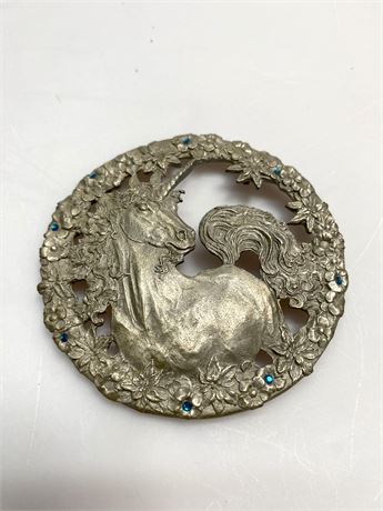 Rawcliffe Pewter Unicorn Pin