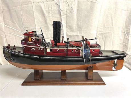 Large T.L. Durogher Tug Boat Model