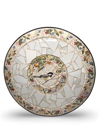 Mt. Vernon New York Mosaic Designs 19" Round Lazy Susan