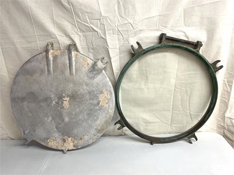 Authentic 20" Ship Brass Porthole Cover