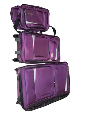 UltraLite Purple Suitcases