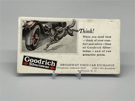 Goodrich Silvertowns Ad With Dog