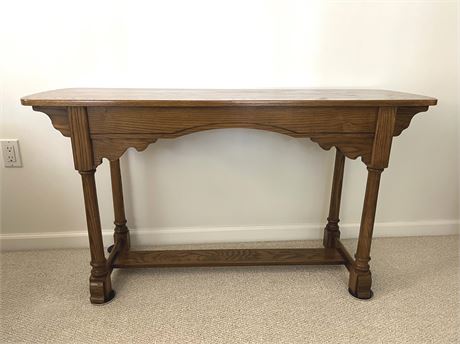 Oak Console Table