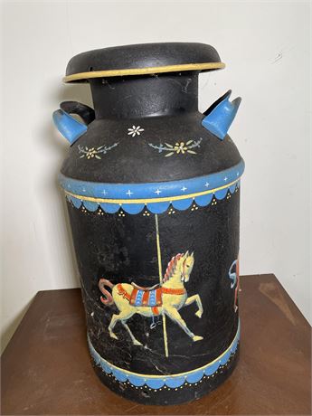Painted Milk Can - Lot #2
