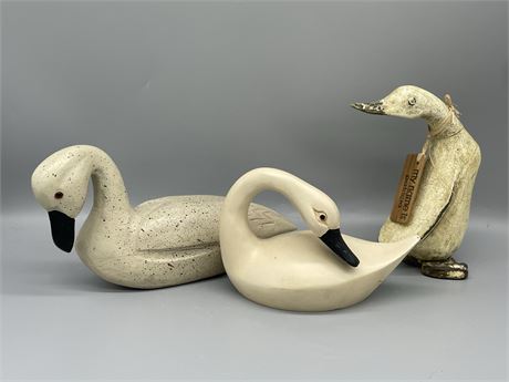Decorative Swans & Duck