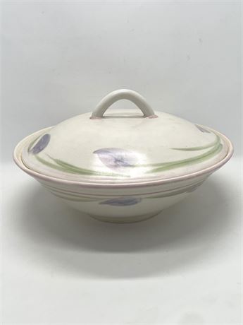 Covered Pottery Bowl