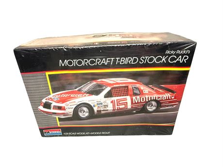 Monogram Ricky Rudd's #15 Motorcraft T-Bird Stock Car Model Kit