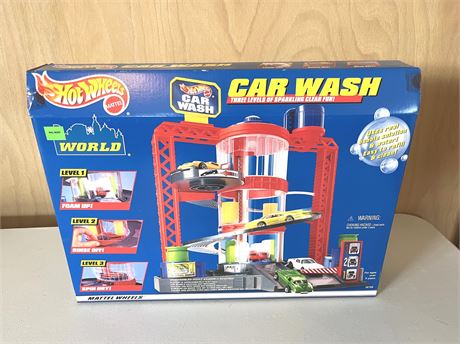 NIB Vintage Hot Wheels Car Wash Set