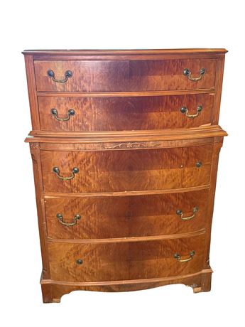 Mahogany Veneer Antique Dresser